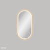 Reba LED 450 x 900mm Framed Mirror, Matte White