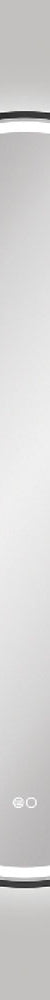 Reba LED 600 x 1200mm Framed Mirror, Matte Black