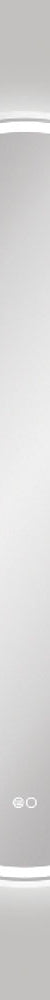 Reba LED 600 x 1200mm Framed Mirror, Matte White