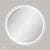 Reba LED 900mm Framed Mirror, Matte White