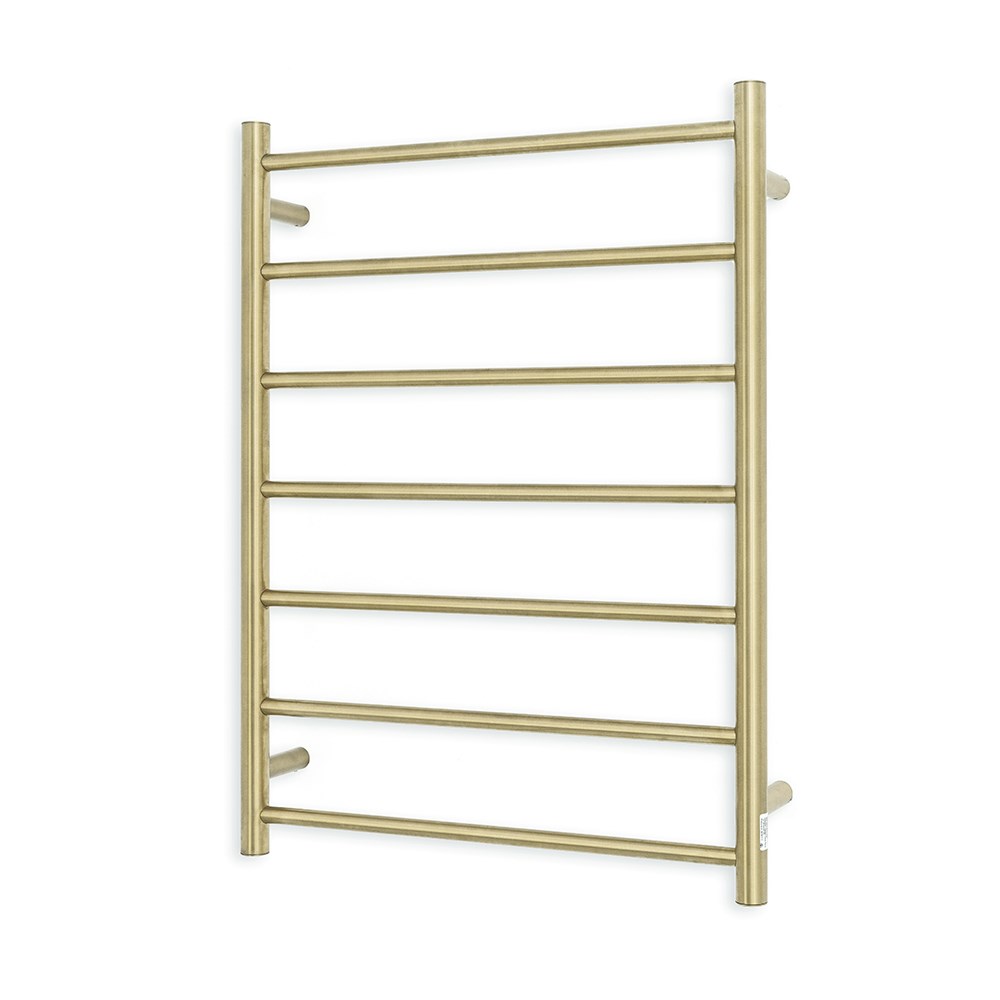 Round Heated Towel Rail LG-RTR01LEFT Light Gold