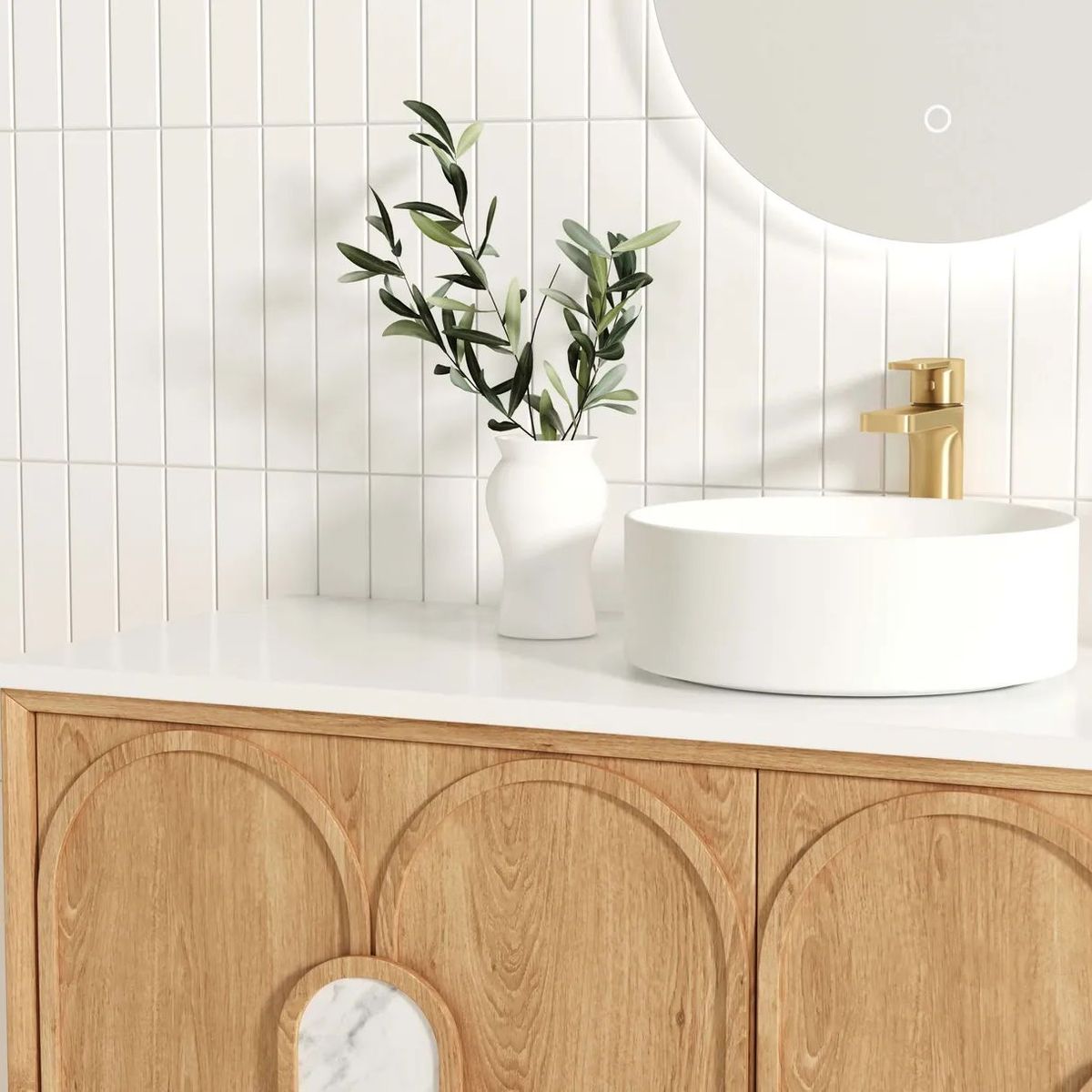 Laguna Natural American Oak 1200X460 Vanity