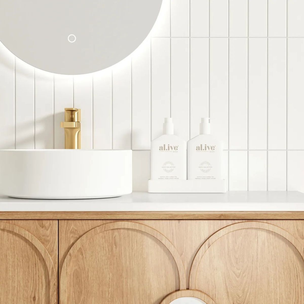Laguna Natural American Oak 1200X460 Vanity