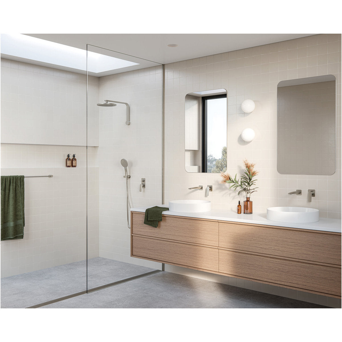 Phoenix Mekko SwitchMix Shower/Bath Diverter Mixer (Fit-Off Kit Only), Lead Free, Brushed Nickel