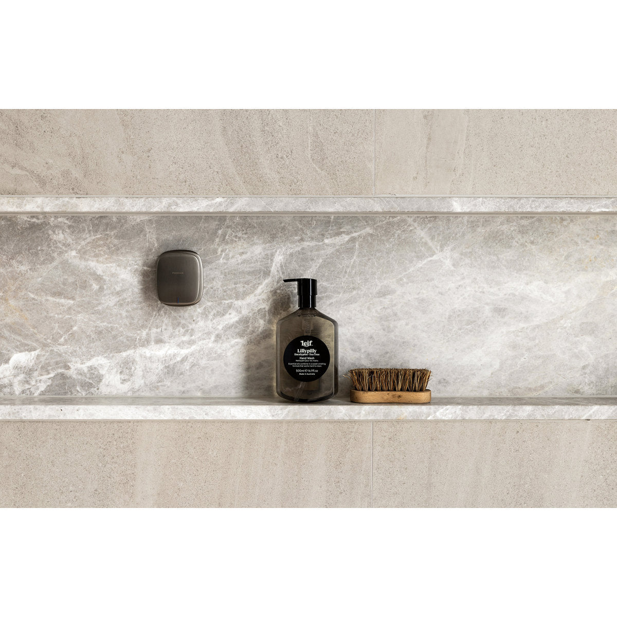Phoenix Nuage Shower/Wall Mixer, Lead Free, Brushed Carbon