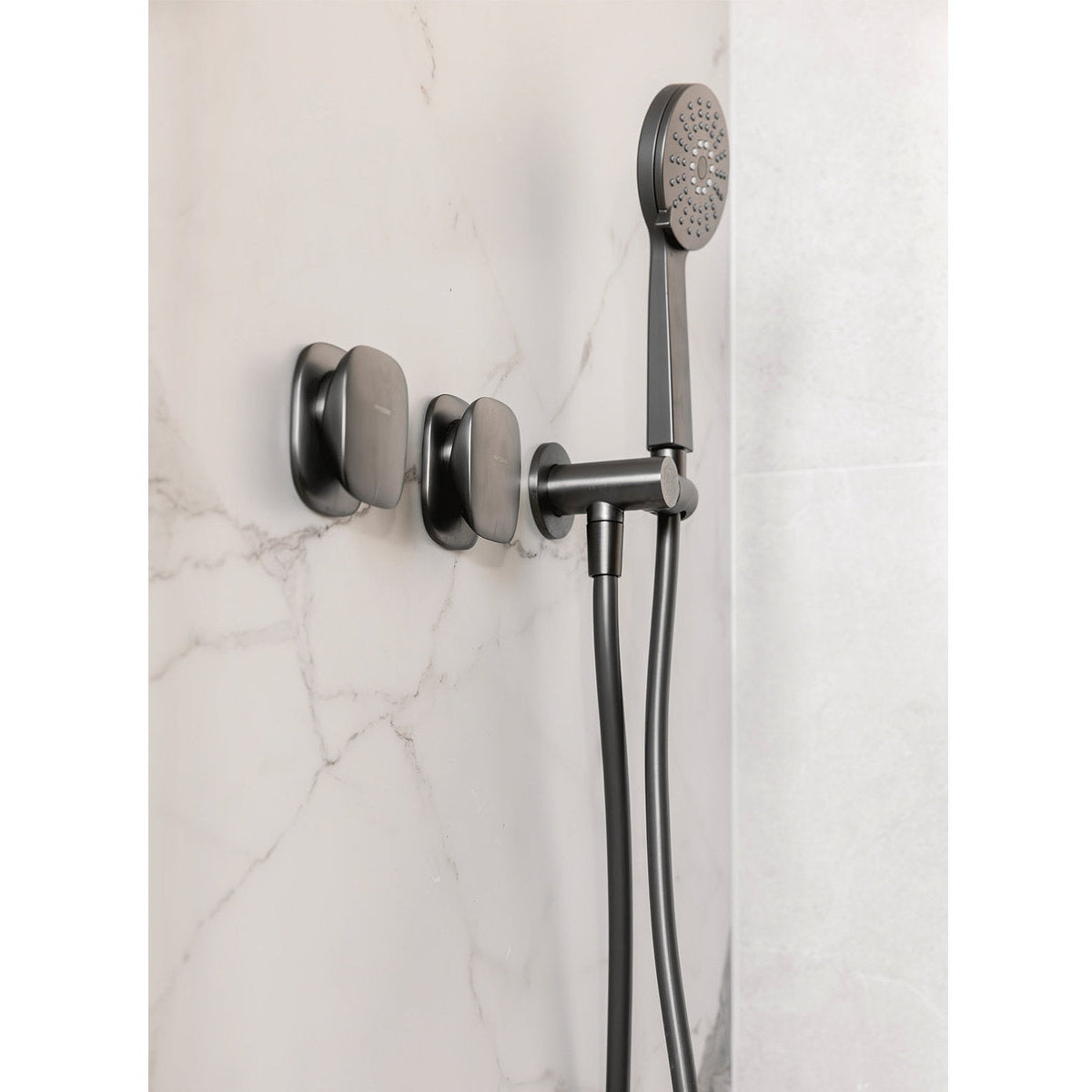 Phoenix Nuage Shower/Wall Mixer, Lead Free, Brushed Carbon
