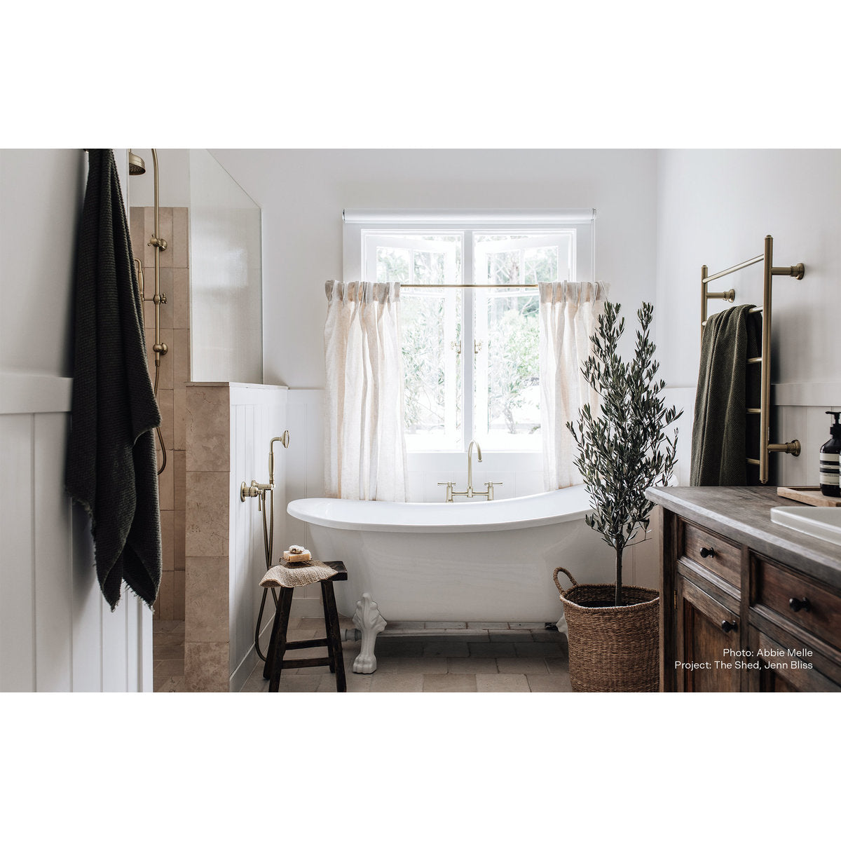 Phoenix Cromford SwitchMix Shower/Wall Mixer (Fit-Off Kit Only), Lead Free, Brushed Gold