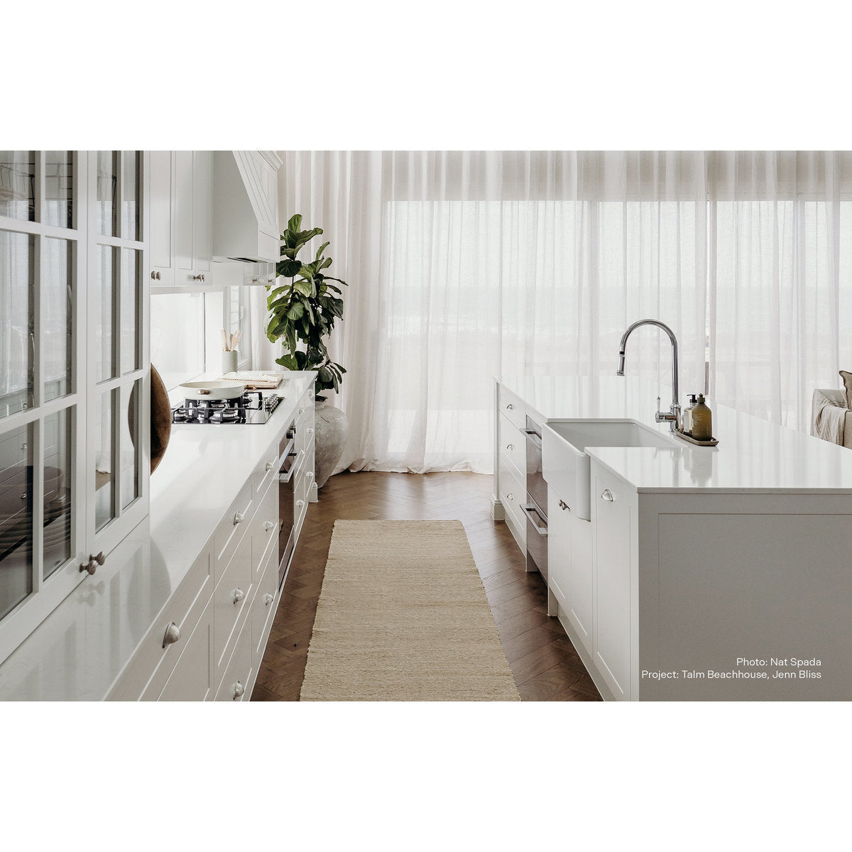Phoenix Nostalgia Pull Out Sink Mixer 230mm, Lead Free, Chrome/Natural White