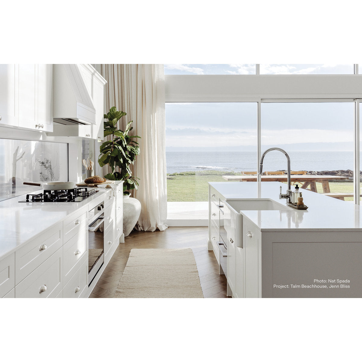 Phoenix Nostalgia Pull Out Sink Mixer 230mm, Lead Free, Chrome/Natural White