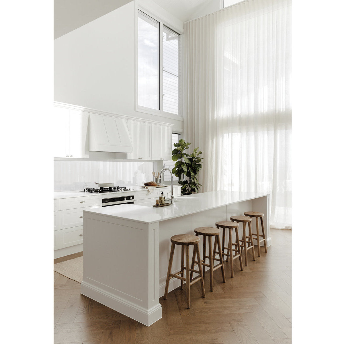 Phoenix Nostalgia Pull Out Sink Mixer 230mm, Lead Free, Chrome/Natural White