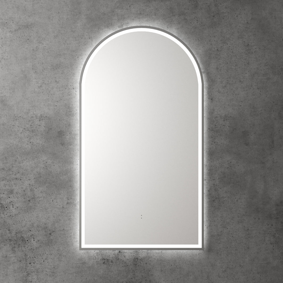 Aulic Canterbury LED Mirror - Gun Metal
