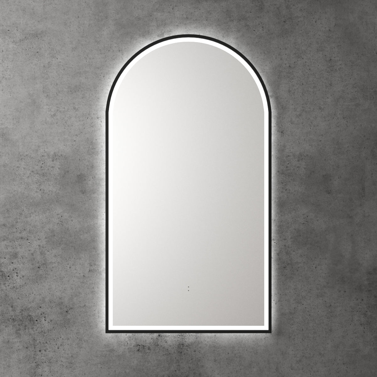 Aulic Canterbury LED Mirror - Matte Black