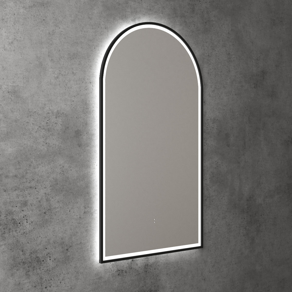 Aulic Canterbury LED Mirror - Matte Black