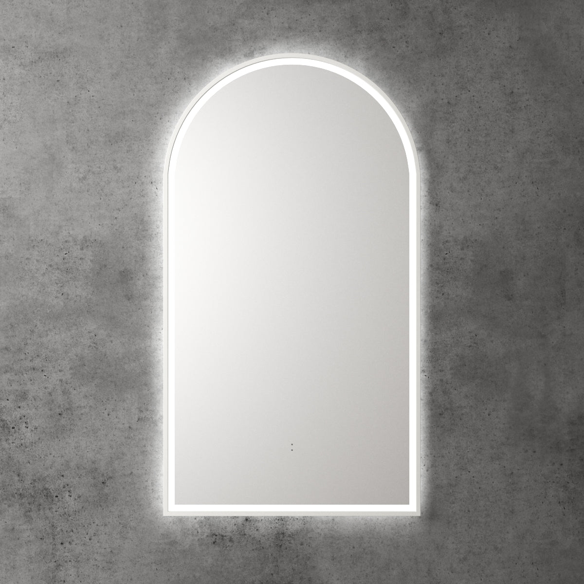 Aulic Canterbury LED Mirror - Matte White