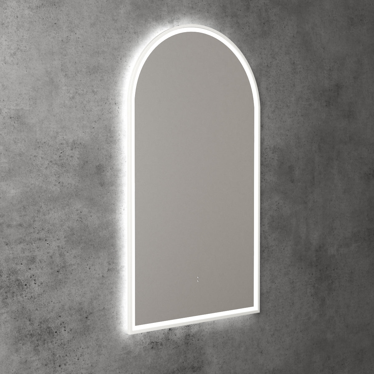 Aulic Canterbury LED Mirror - Matte White