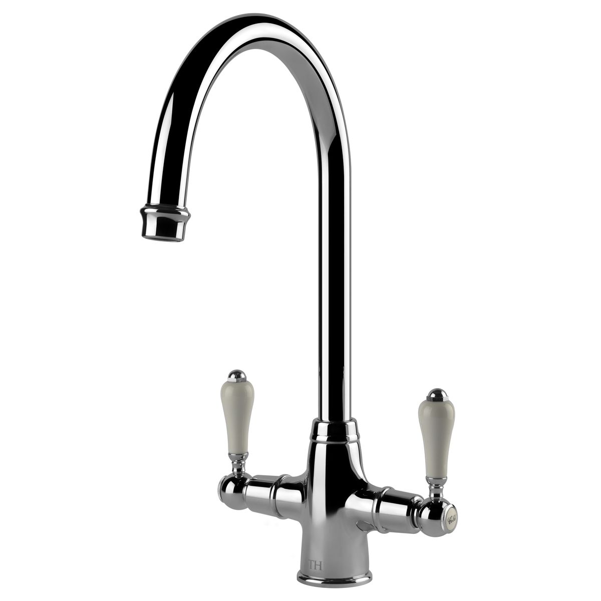 Ludlow Double Sink Mixer - Chrome
