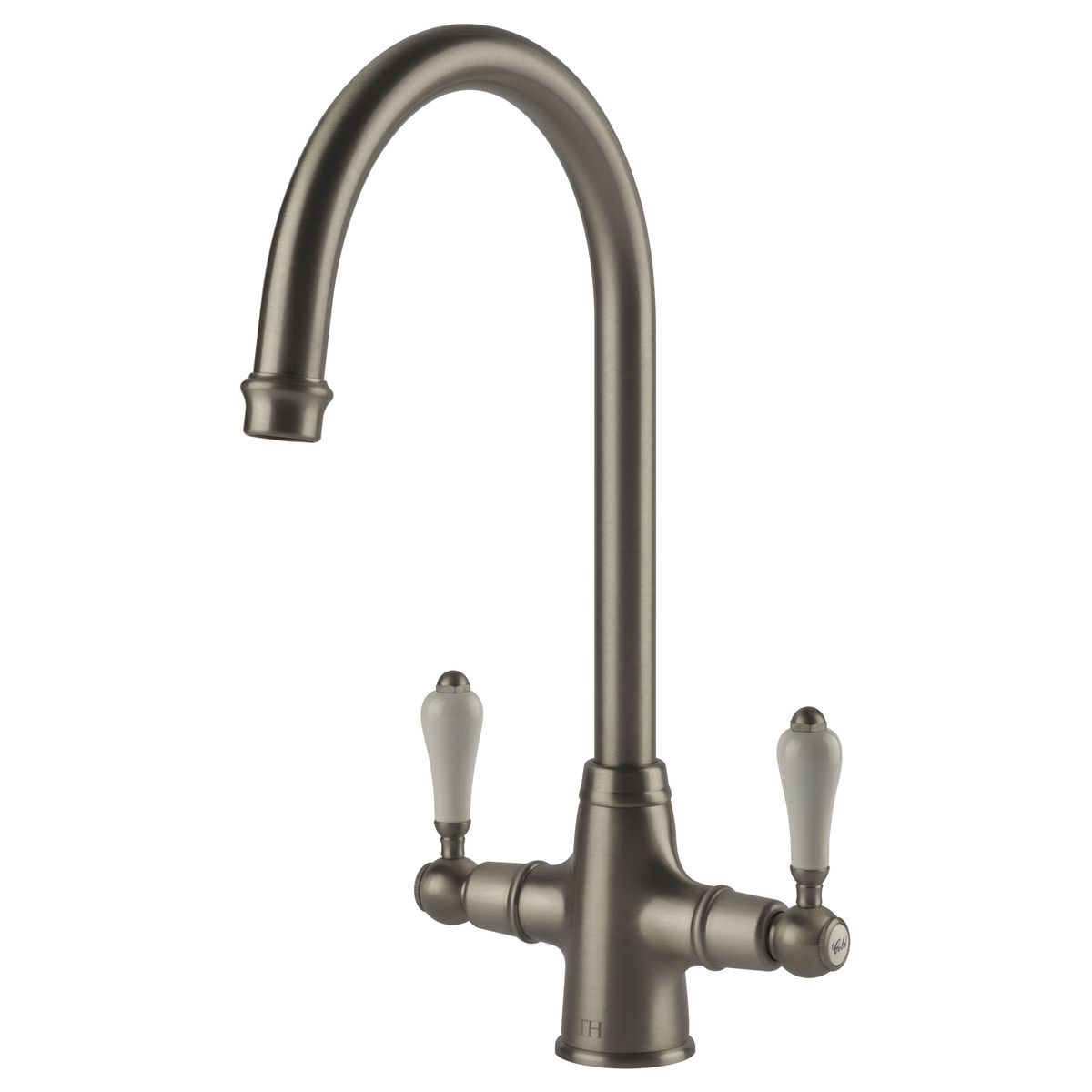 Ludlow Double Sink Mixer - Brushed Nickel
