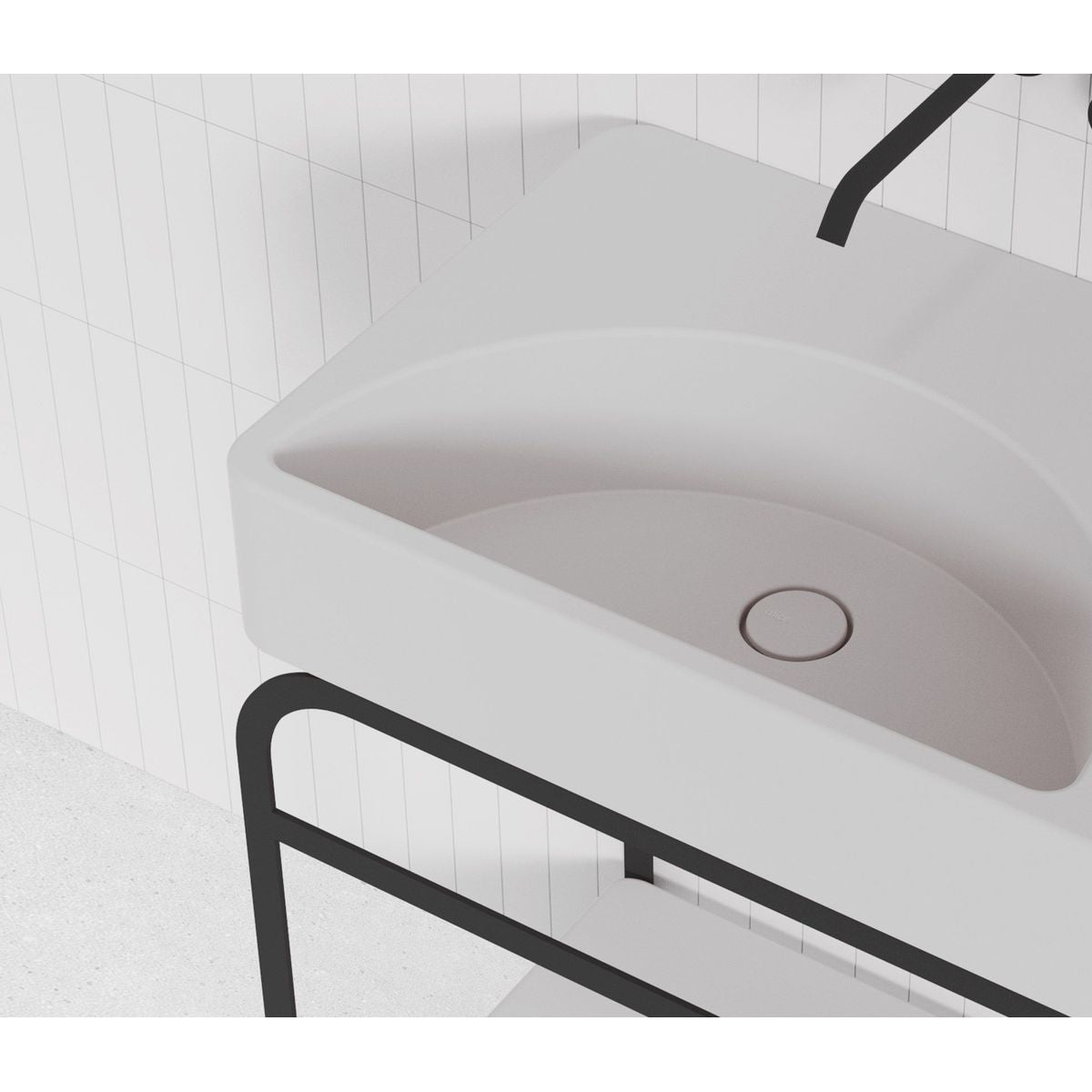 Studio Bagno Lunaris 101 Bench/Wall Basin - No Taphole