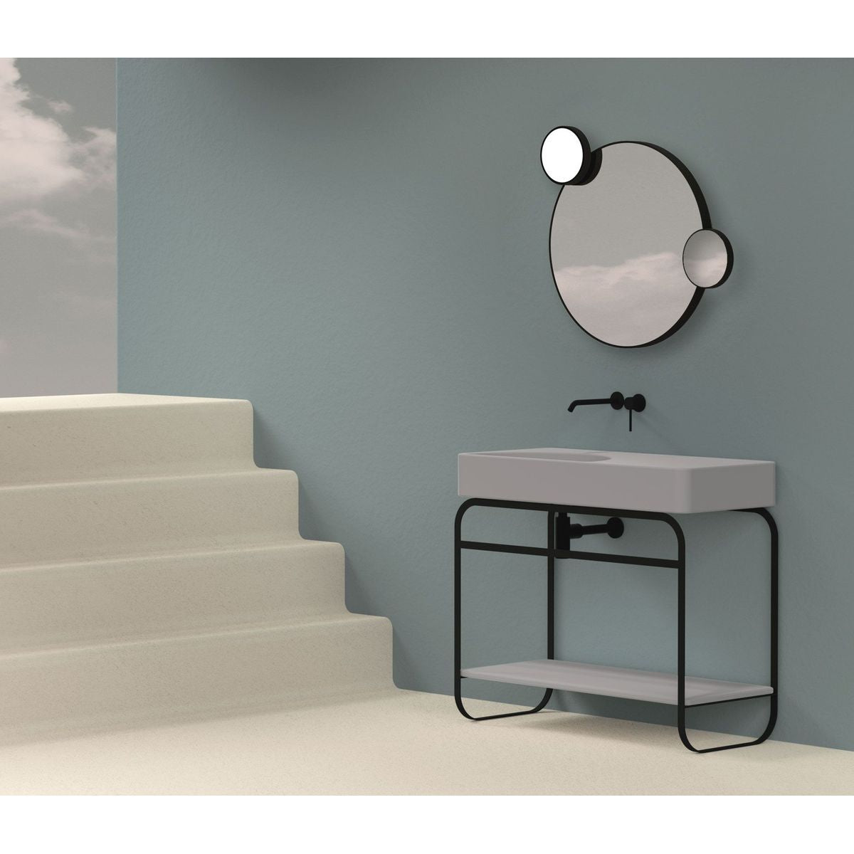 Studio Bagno Lunaris Mirror - Matte Black