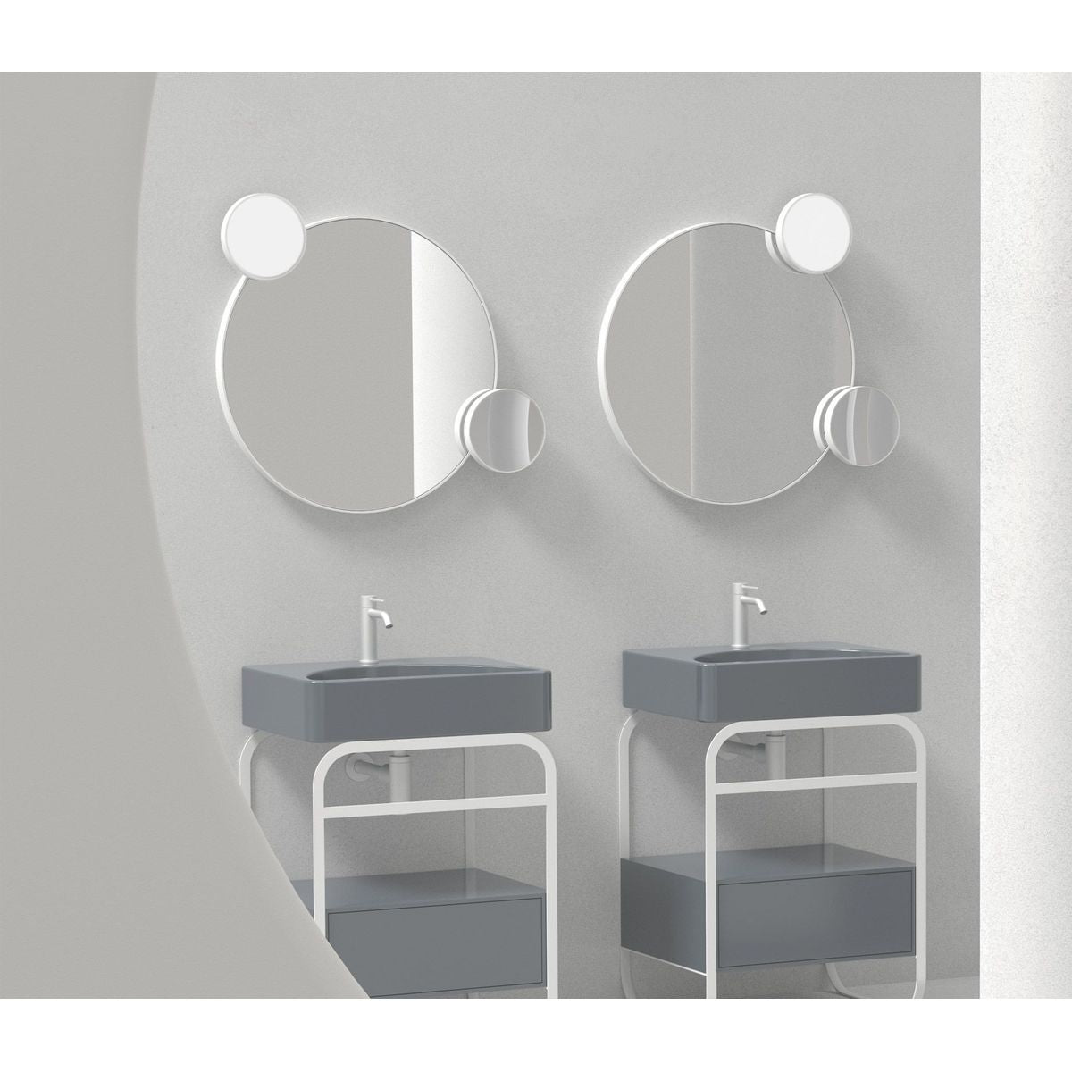 Studio Bagno Lunaris Mirror - Matte White