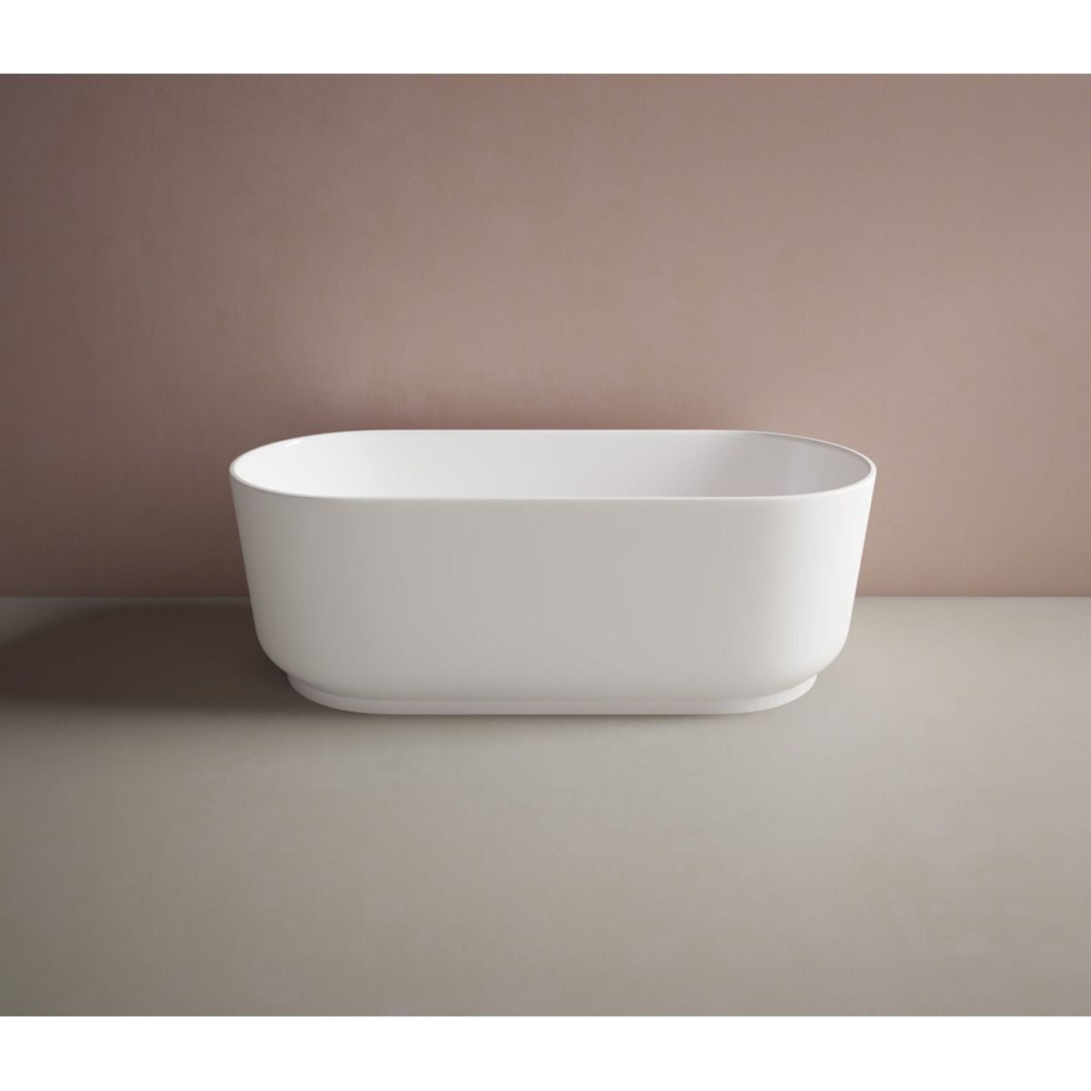 Studio Bagno Lust Freestanding Bath - Semi Gloss White
