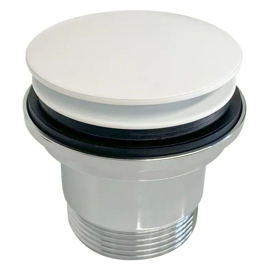 Universal Bath or Basin Pop Up Waste , Matte White