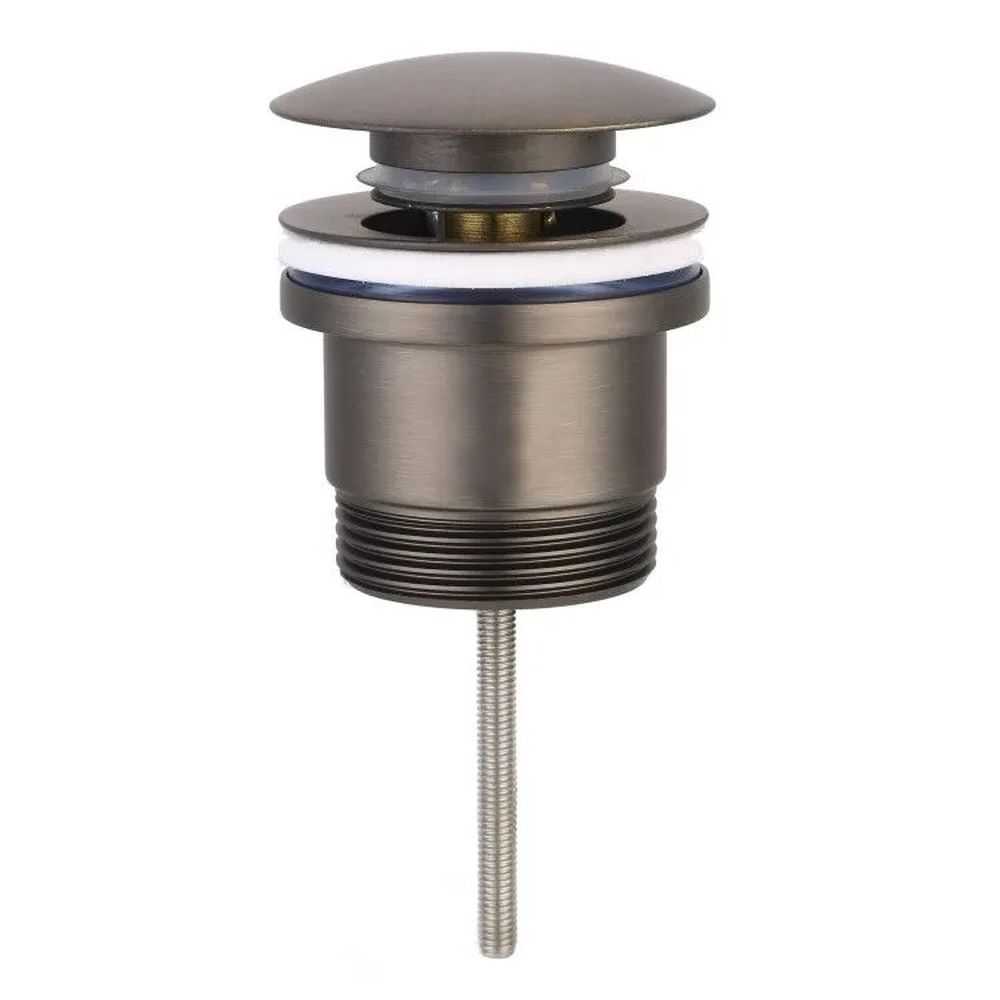 Universal Mushroom Pop Up Waste Gun Metal 32mm