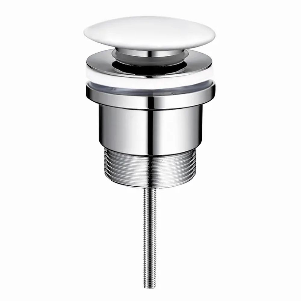 Universal Mushroom Pop Up Waste Matte White 32mm