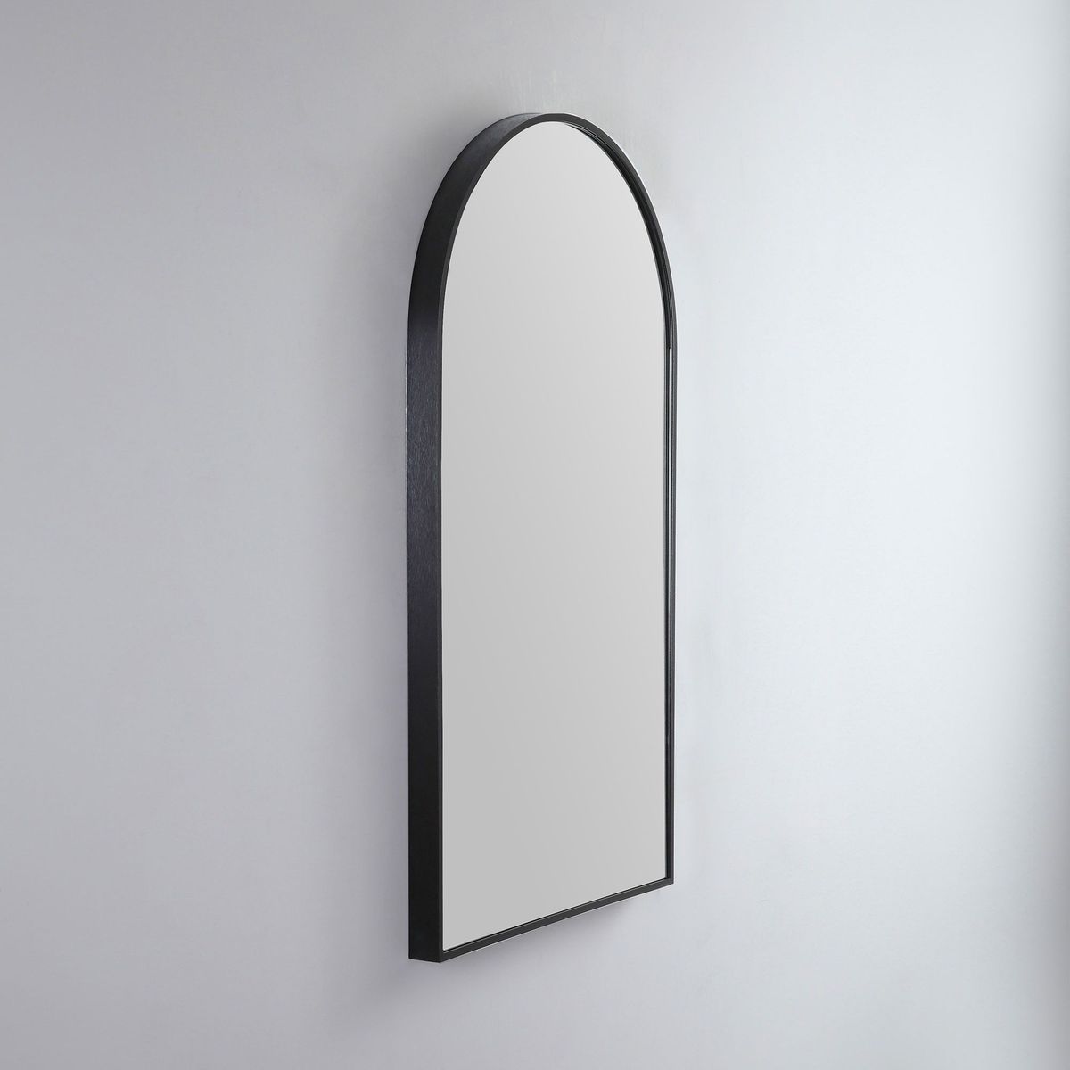 Modern Arch 500 Mirror with Portable Magnifier - Manhattan Black