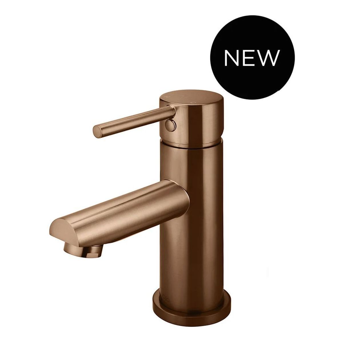 Round Basin Mixer , Lustre Bronze