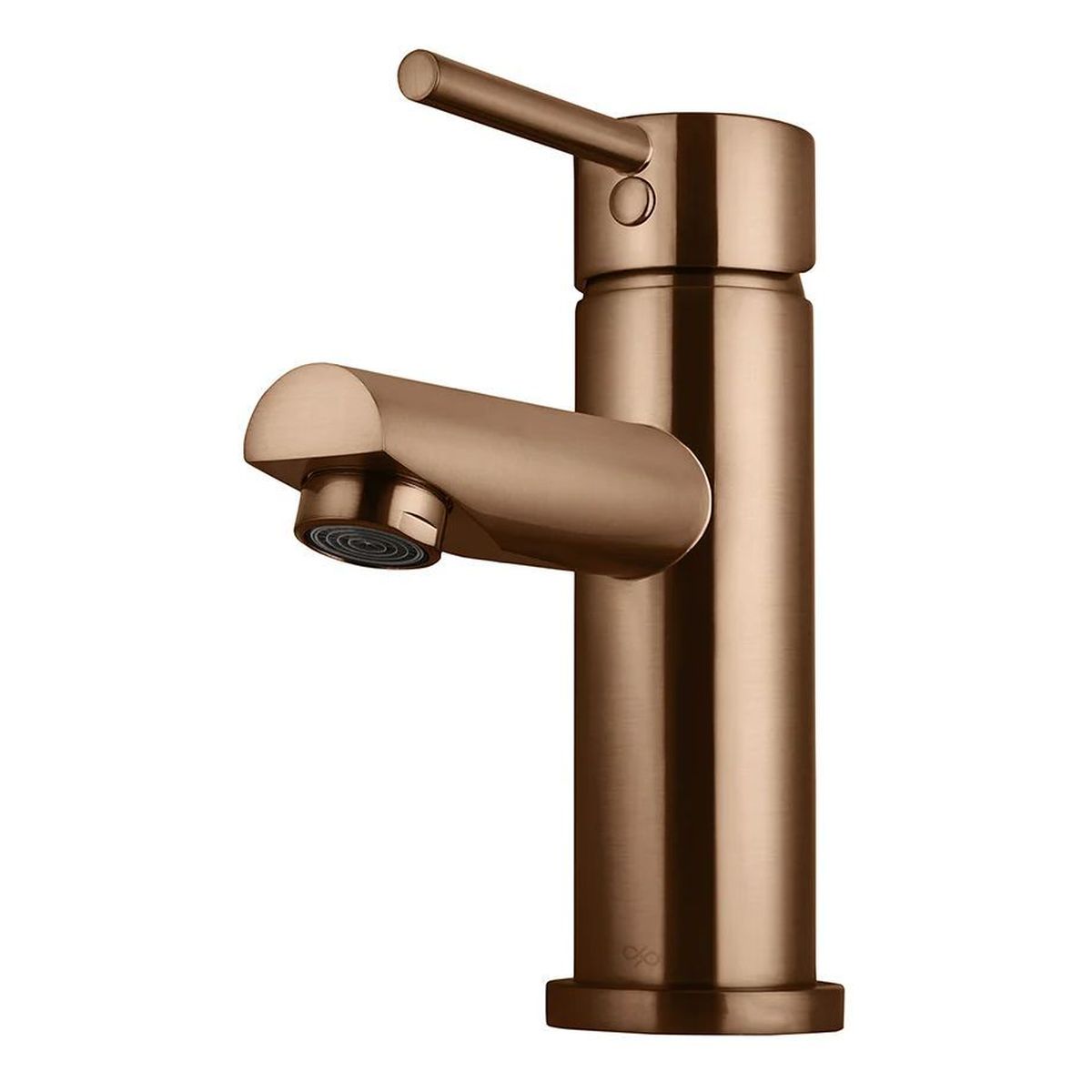 Round Basin Mixer , Lustre Bronze