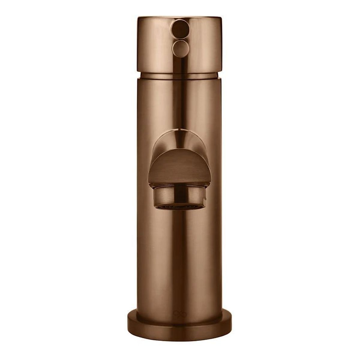 Round Basin Mixer , Lustre Bronze