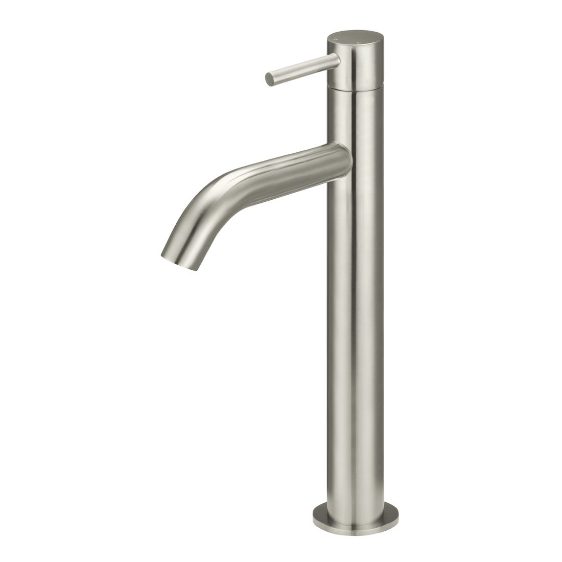 Piccola Tall Basin Mixer Tap Brushed Nickel