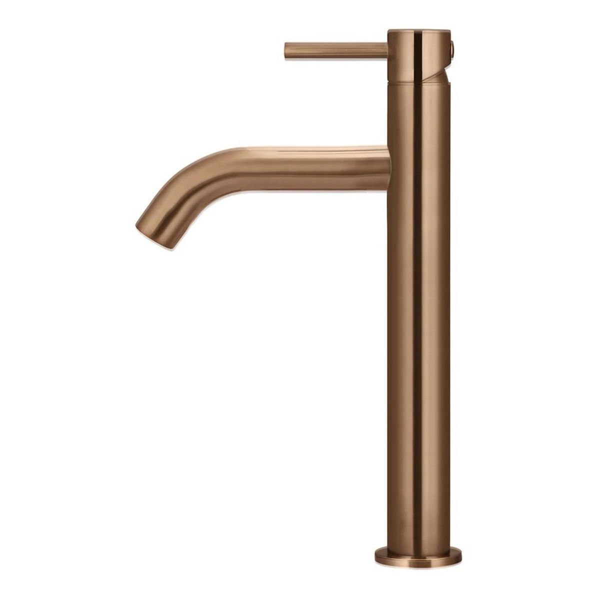 Piccola Tall Basin Mixer Tap, Lustre Bronze