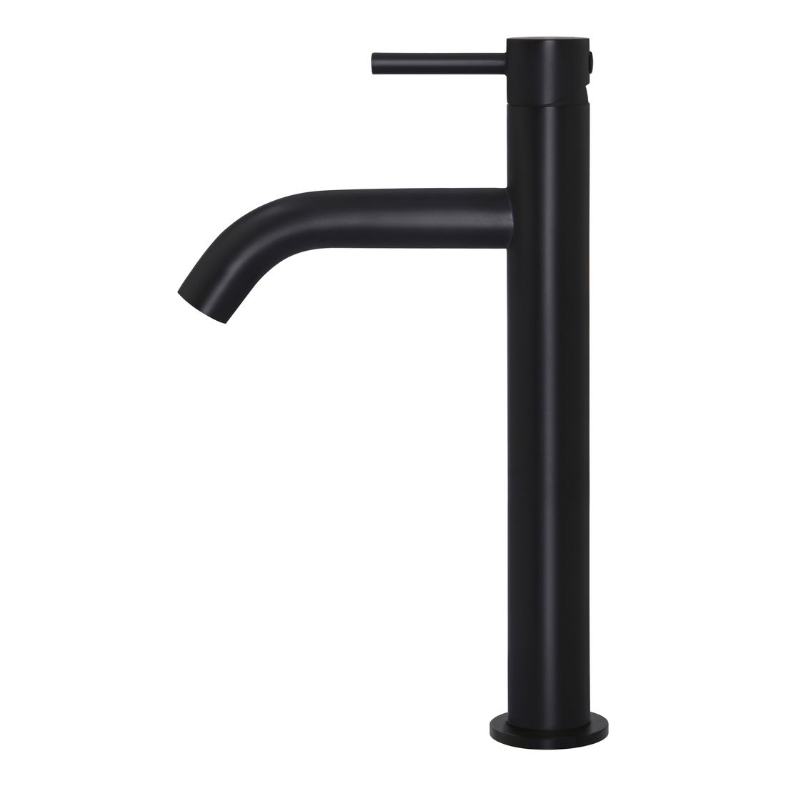 Piccola Tall Basin Mixer Tap Matte Black