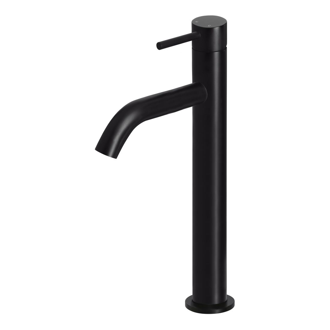Piccola Tall Basin Mixer Tap Matte Black