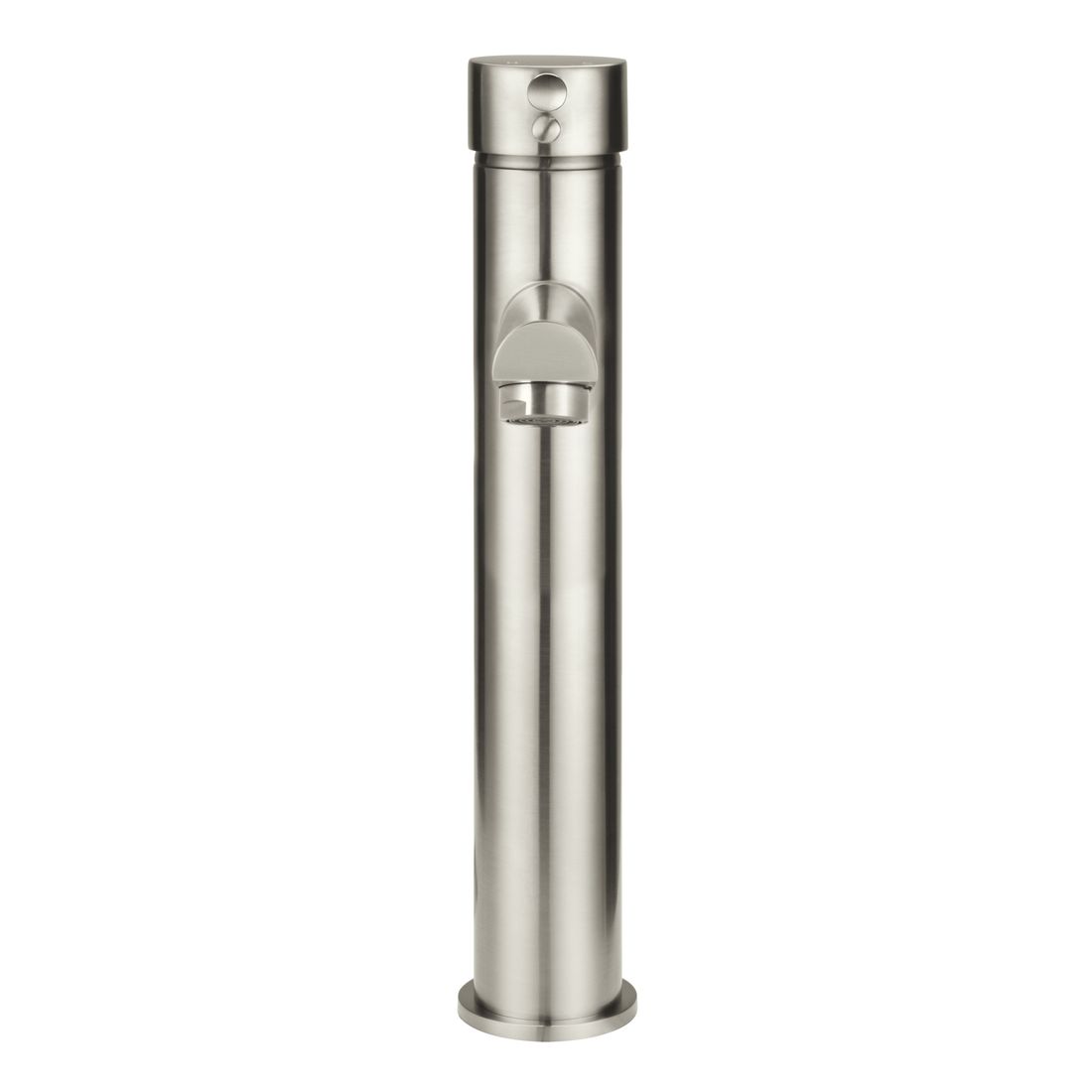 Round Tall Basin Mixer MB04-R2-PVDBN Brushed Nickel