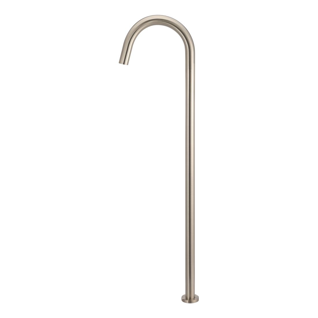 Round Freestanding Bath Spout Champagne