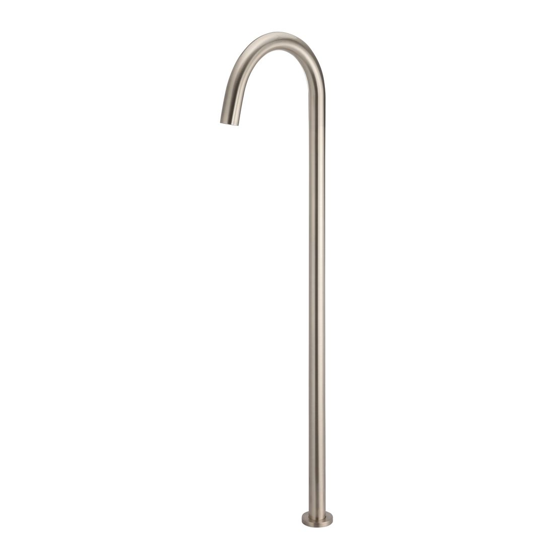 Round Freestanding Bath Spout Champagne