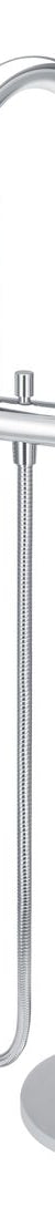 Round Freestanding Bath Spout and Hand Shower MB09-C Chrome