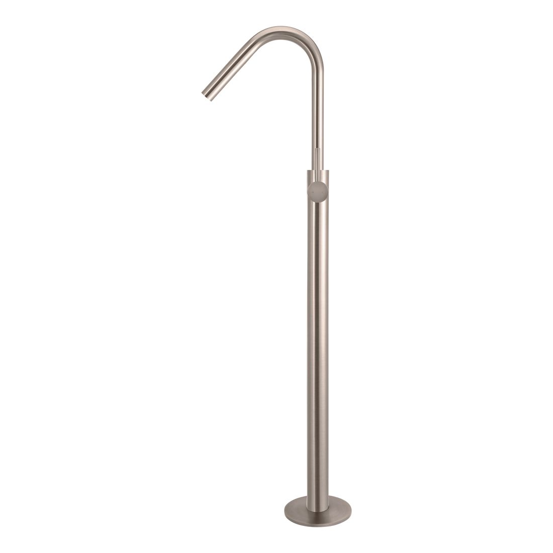 Round Freestanding Bath Spout and Hand Shower MB09-CH Champagne