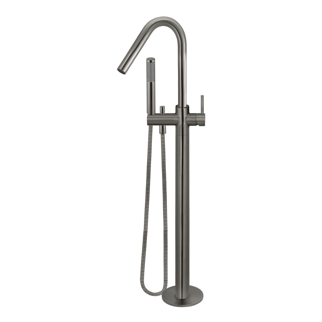 Round Freestanding Bath Spout and Hand Shower MB09-PVDGM Shadow
