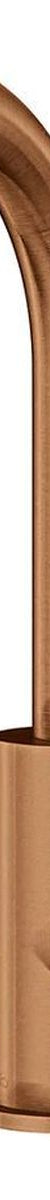 Round Gooseneck Basin Mixer, Lustre Bronze