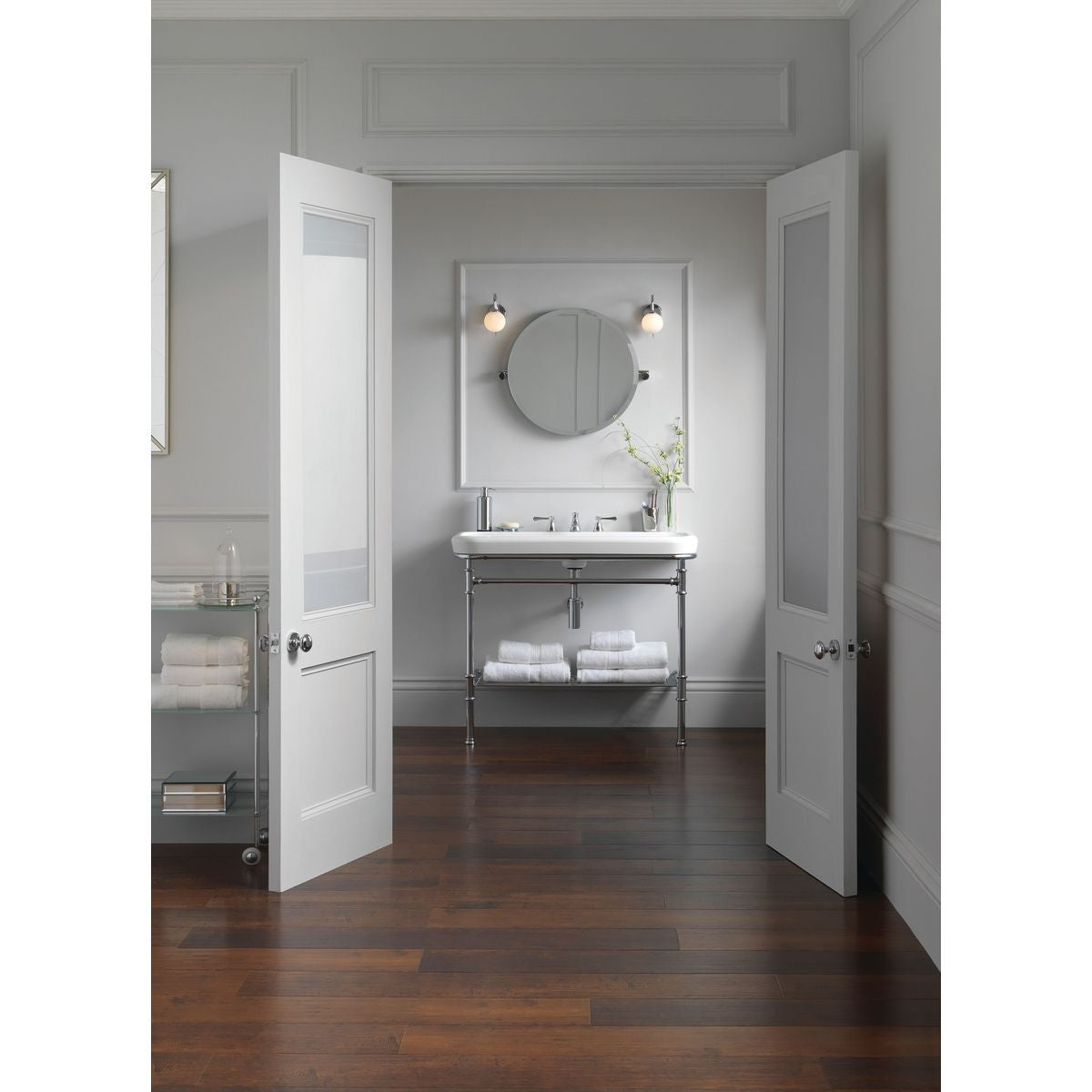 Metallo 100 Washstand, No Taphole