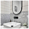 Noosa 1200mm Oval Metal Framed Mirror in Matte Black