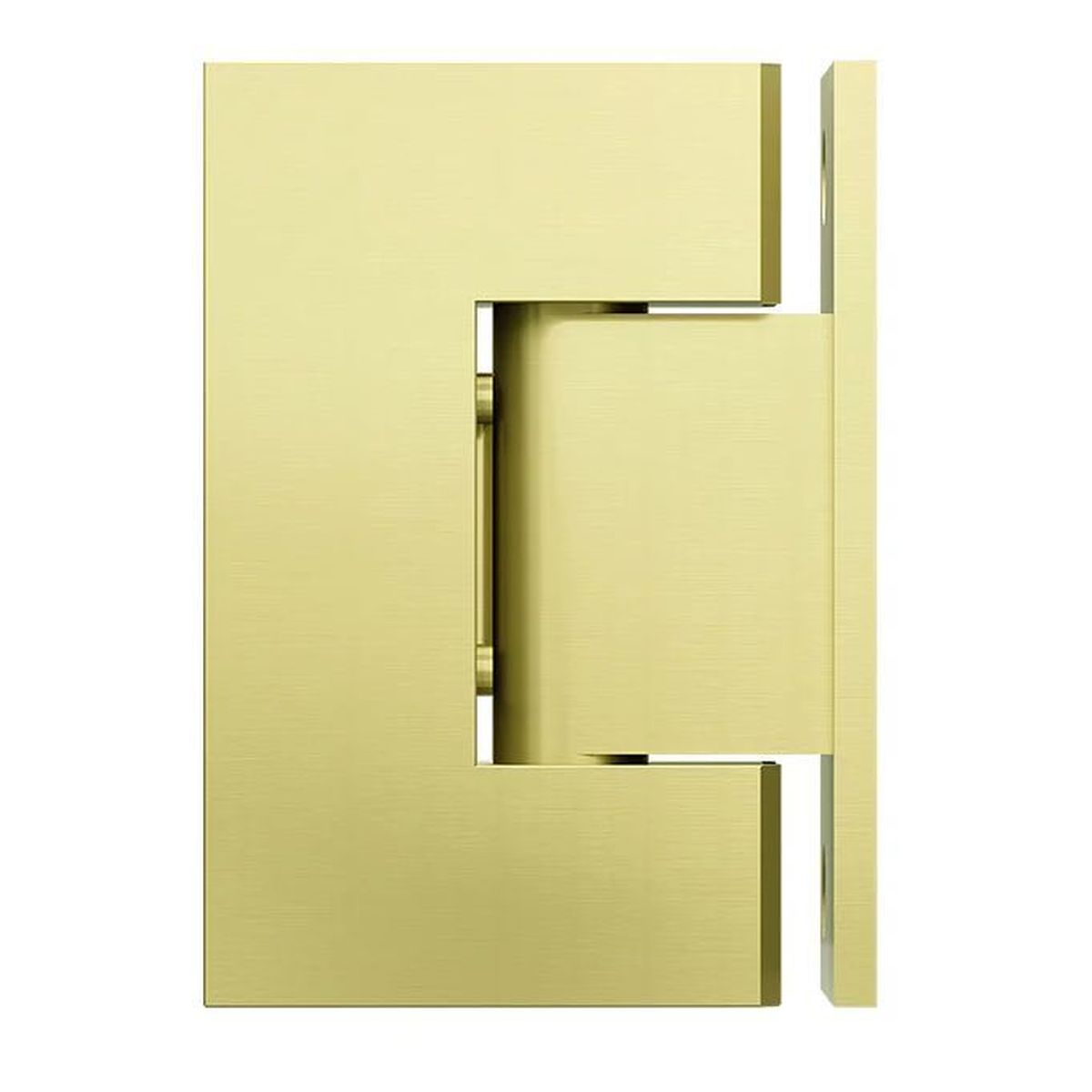 Glass to Wall Shower Door Hinge, Tiger Bronze