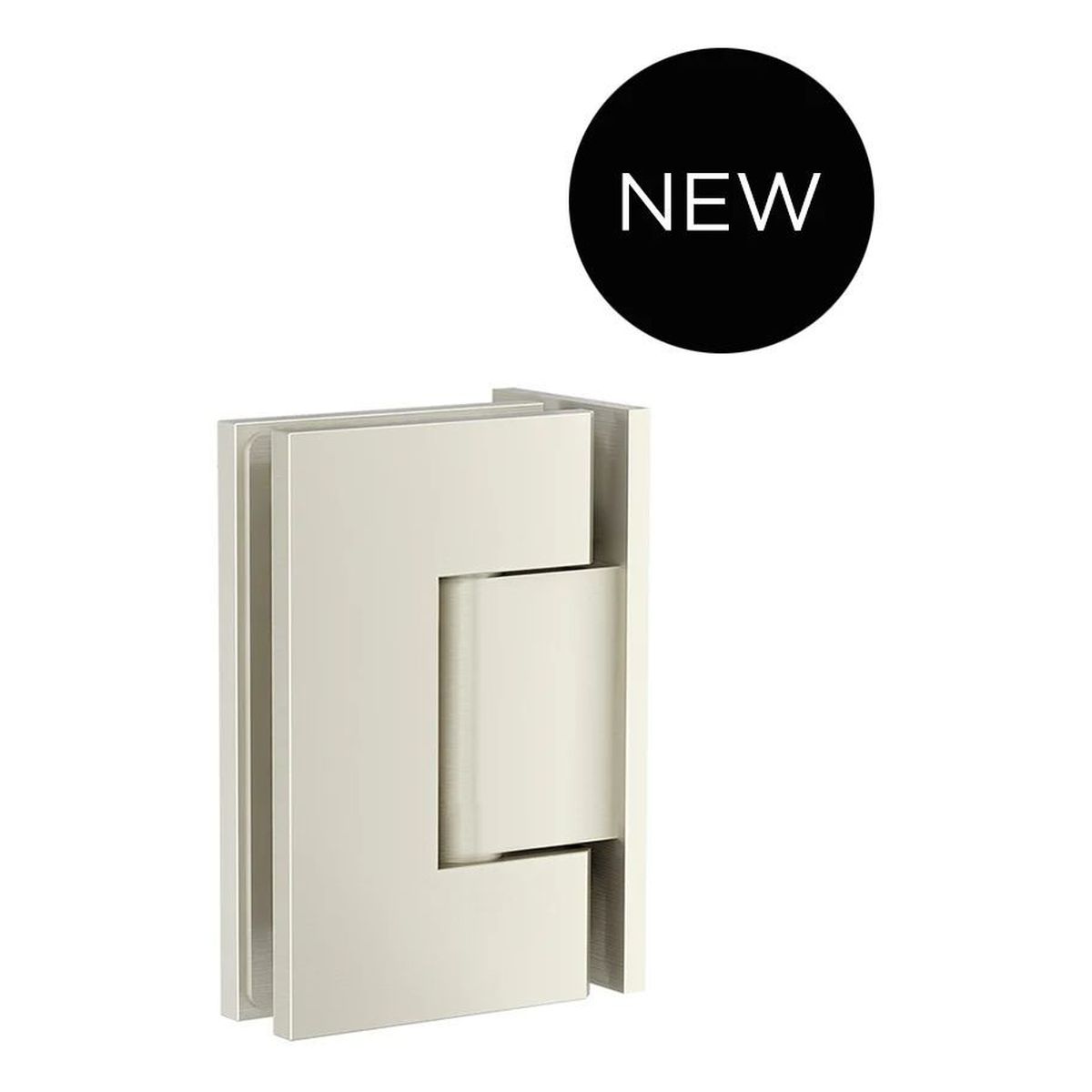 Glass to Wall Shower Door Hinge, Brushed Nickel
