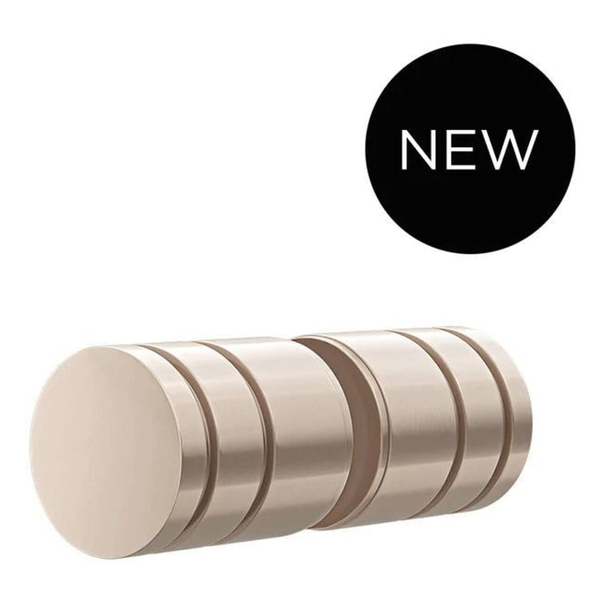 Shower Door Round Handle, Champagne