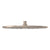 Round Shower Rose 300mm Champagne
