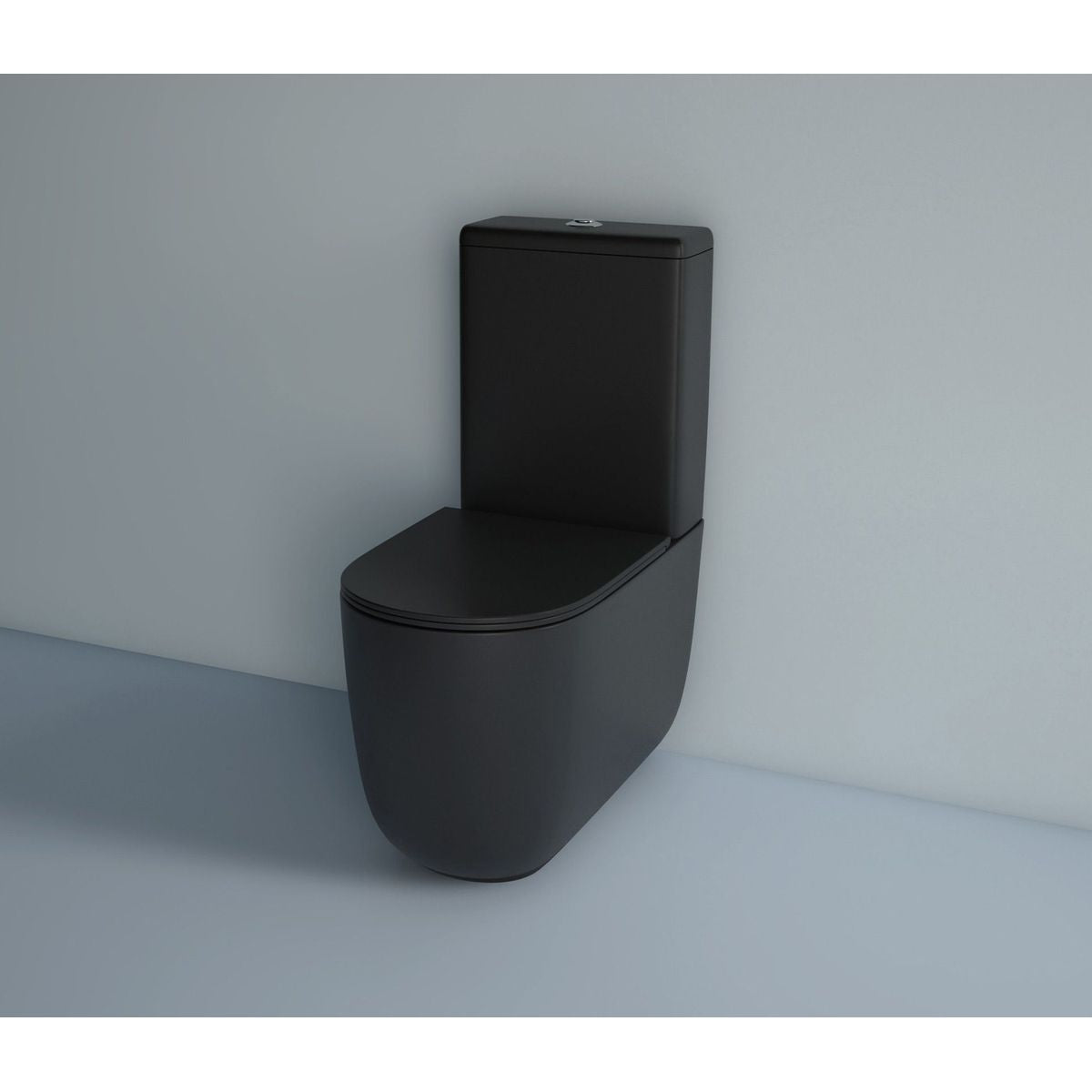 Studio Bagno Milady Rimless Suite - Matte Black - Complete